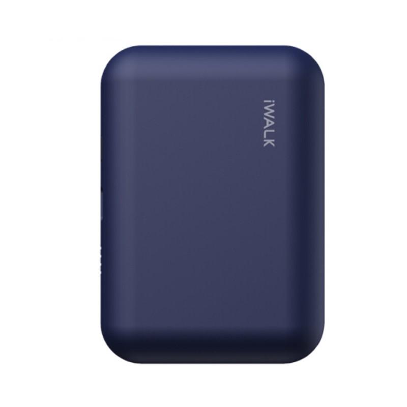 愛(ài)沃可( iWALK ) 無(wú)線充電寶 超薄迷你便攜移動(dòng)電源 深藍(lán)色 適用于三星華為iPhone xxsxr等手機(jī) 