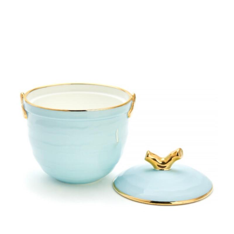 瑪戈隆特 行云系列湯盅燉盅燕窩盅糖水盅 家用餐具散件自選 禮盒裝 松綠色 