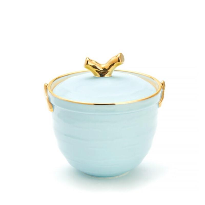 瑪戈隆特 行云系列湯盅燉盅燕窩盅糖水盅 家用餐具散件自選 禮盒裝 松綠色 