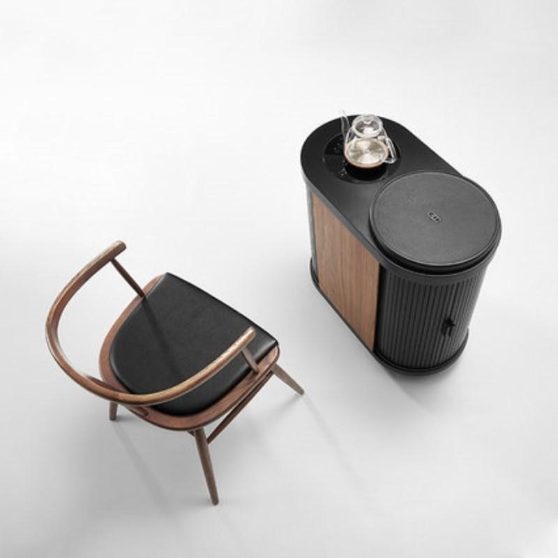 哲品T10可移動(dòng)家用辦公室茶臺(tái)車實(shí)木泡茶機(jī)煮水泡茶茶幾配玻璃壺 