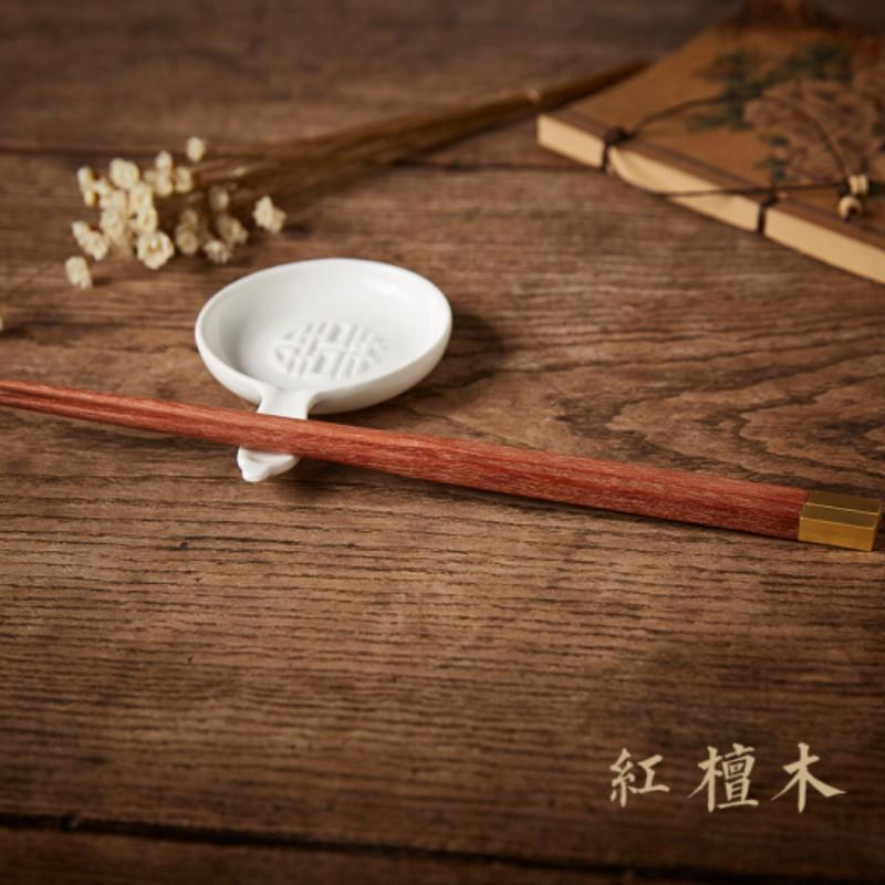 清樸堂-錦箸 銀行創(chuàng)意定制禮品紅木筷子雞翅木筷子禮物生日高檔禮盒裝日式餐具創(chuàng)意紀念品實用 雞翅木2.5+筷架