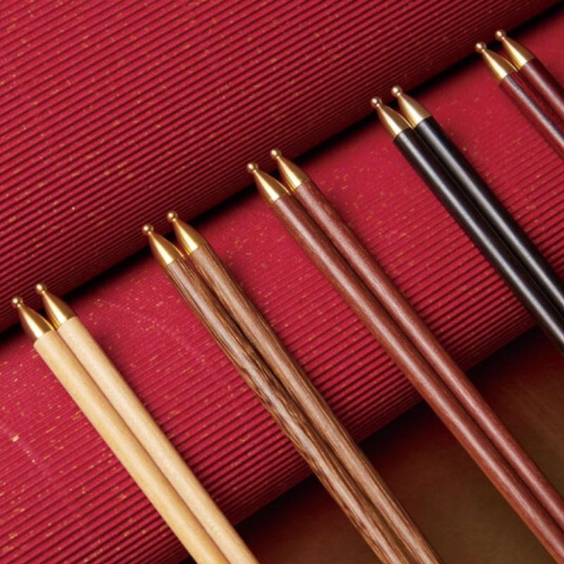 清樸堂 五小福·紅木筷 五色筷 專人專用 家用實(shí)木高檔紅木餐具家庭裝雞翅木快子 中式禮盒