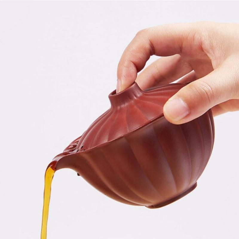 清樸堂-葵紋寶器紫砂便攜茶具 隨身茶具定制禮品 