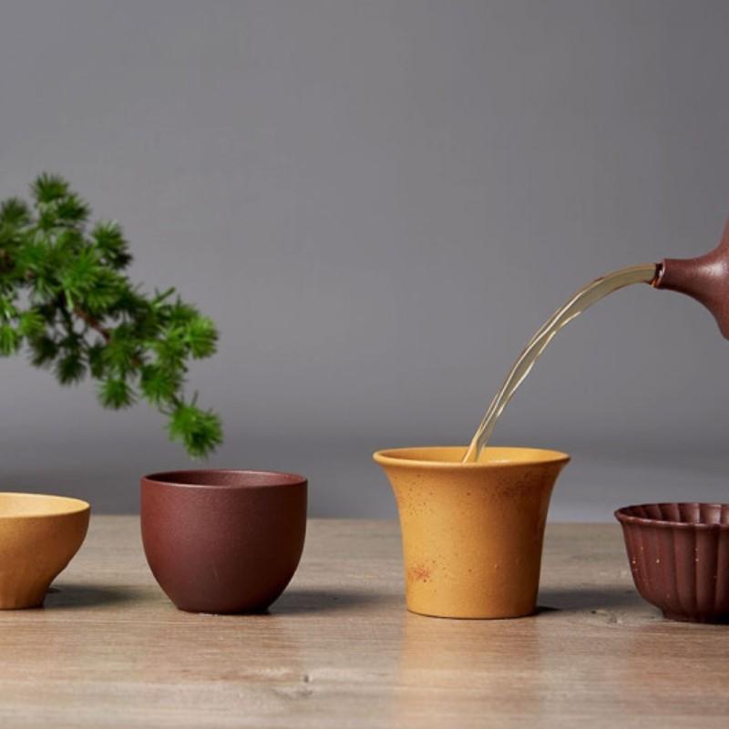 清樸堂-大器五杯 功夫茶禮物紫砂杯套裝紫砂水杯創(chuàng)意茶具杯子禮品禮盒裝紫砂茶杯子實(shí)用茶具父 