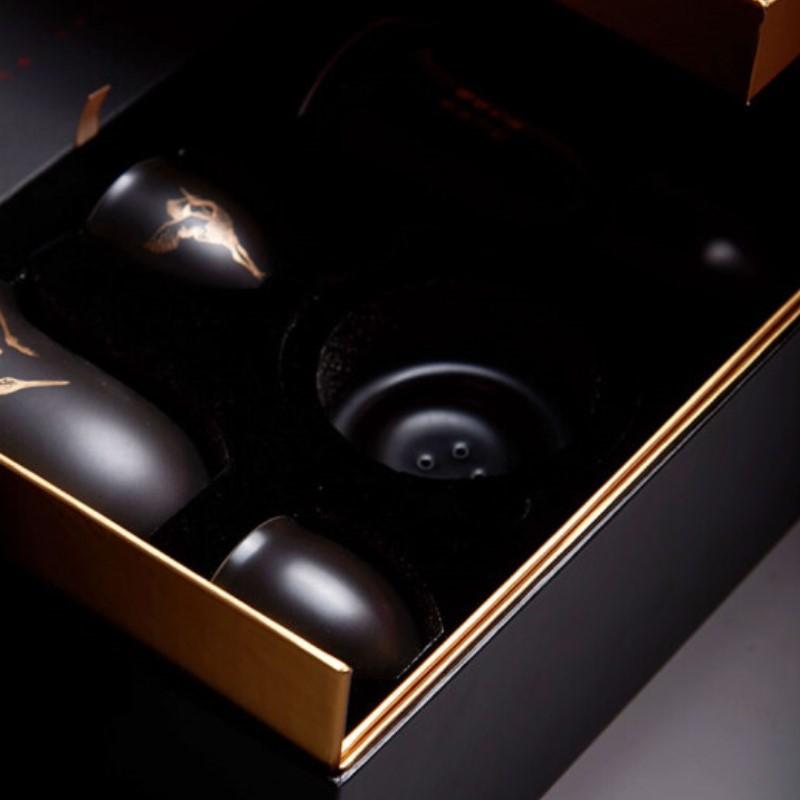 清樸堂大師茶敘套裝 雅詩(shī)集大師茶 簡(jiǎn)茶器套裝 高端商務(wù)禮品 