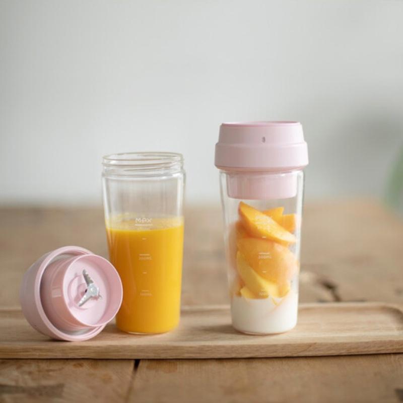 sohome親果杯家用榨汁杯榨汁機(jī)電動(dòng)攪拌迷你便攜隨身水果榨汁機(jī) 粉色