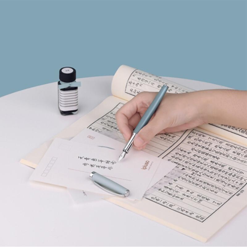 ipluso意索鋼筆墨水禮盒中國(guó)城市系列銥金筆尖辦公學(xué)生簽字筆 蘇州天青