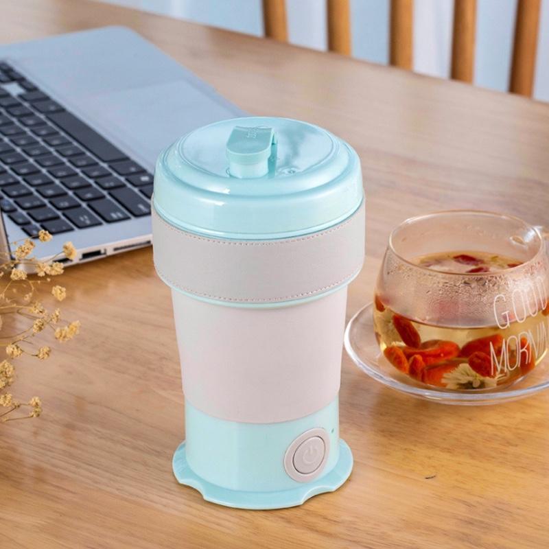 便攜式燒水壺可折疊電水壺旅行熱水煮水家用304小型電熱自動斷電