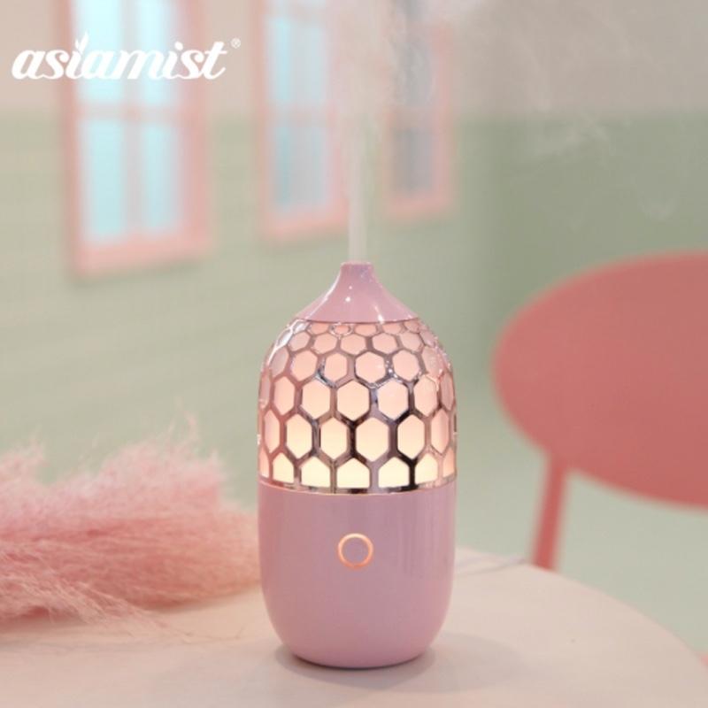 淺草粉色香薰機 便攜香薰機加濕器 呼吸夜燈香薰機