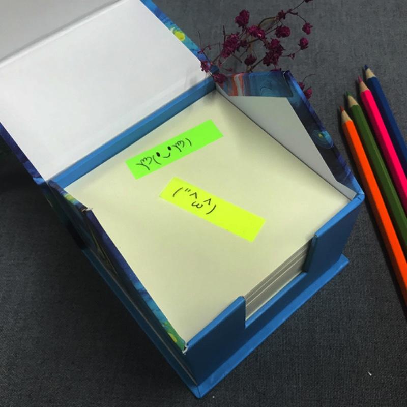 縱橫便利貼創(chuàng)意六色條pet標(biāo)房子組合便簽紙時(shí)尚