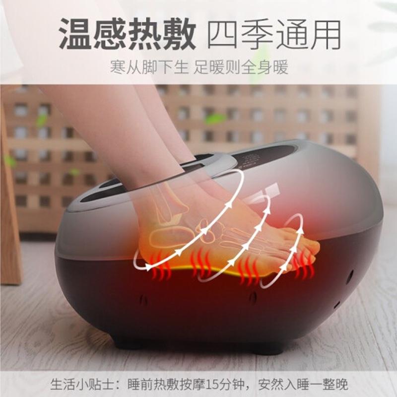 金凱瑞（JinKaiRui）足療機(jī)按摩器刮痧揉腳捏腳美腿美足腳底智能足部多功能按摩器按摩儀腳步機(jī) 旗艦款（灰色）