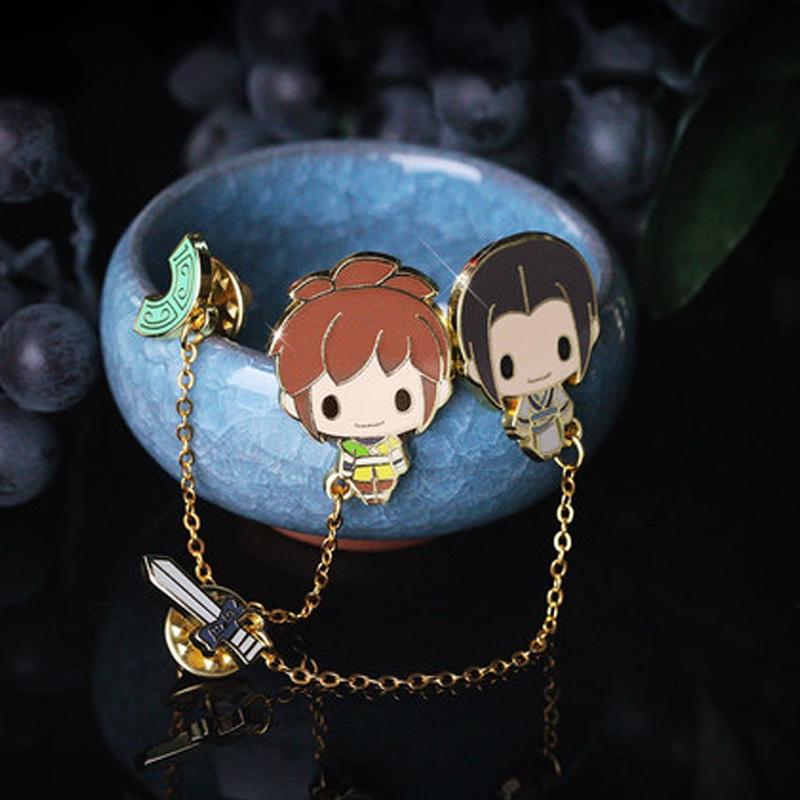 秦時(shí)明月幸運(yùn)巧克力禮盒創(chuàng)意盲盒胸針拼圖萌趣可愛(ài)書(shū)本造型送女友