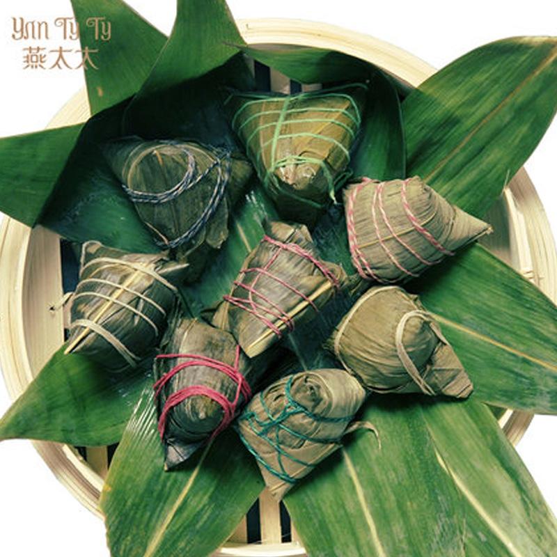 燕太太尊品燕窩粽子營養(yǎng)滋補(bǔ)蛋黃肉粽粽子禮盒裝豆沙粽子蜜棗