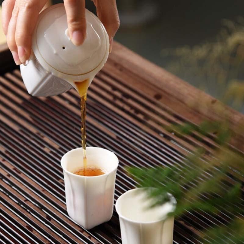 清樸堂 如意簡茶組 文創(chuàng)禮品高檔陶瓷茶具定制禮品套裝禮盒 