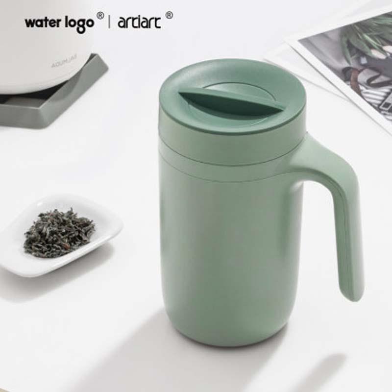 waterlogo元?dú)夂Ｑ筇沾刹坏贡k公水杯隨手杯304不銹鋼Artiart