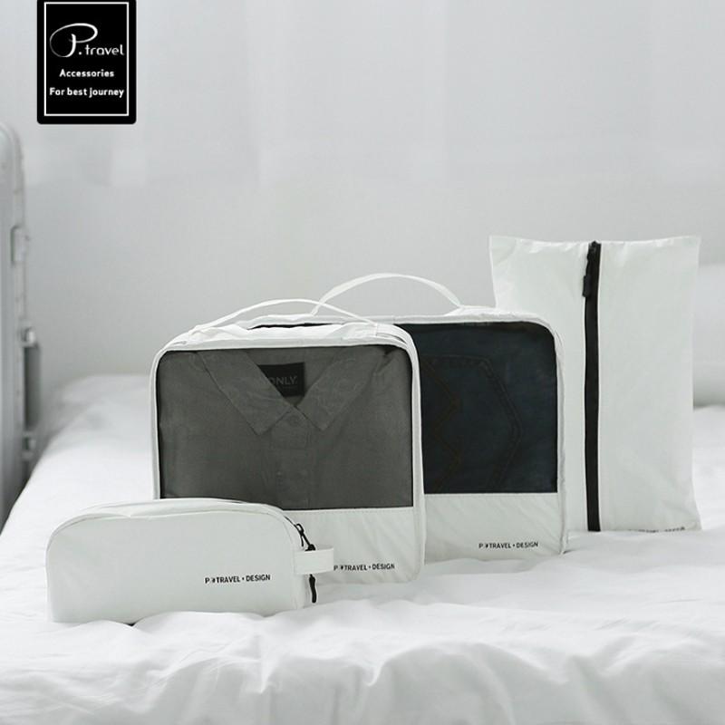 P.travel防水杜邦紙折疊衣物收納行李箱
