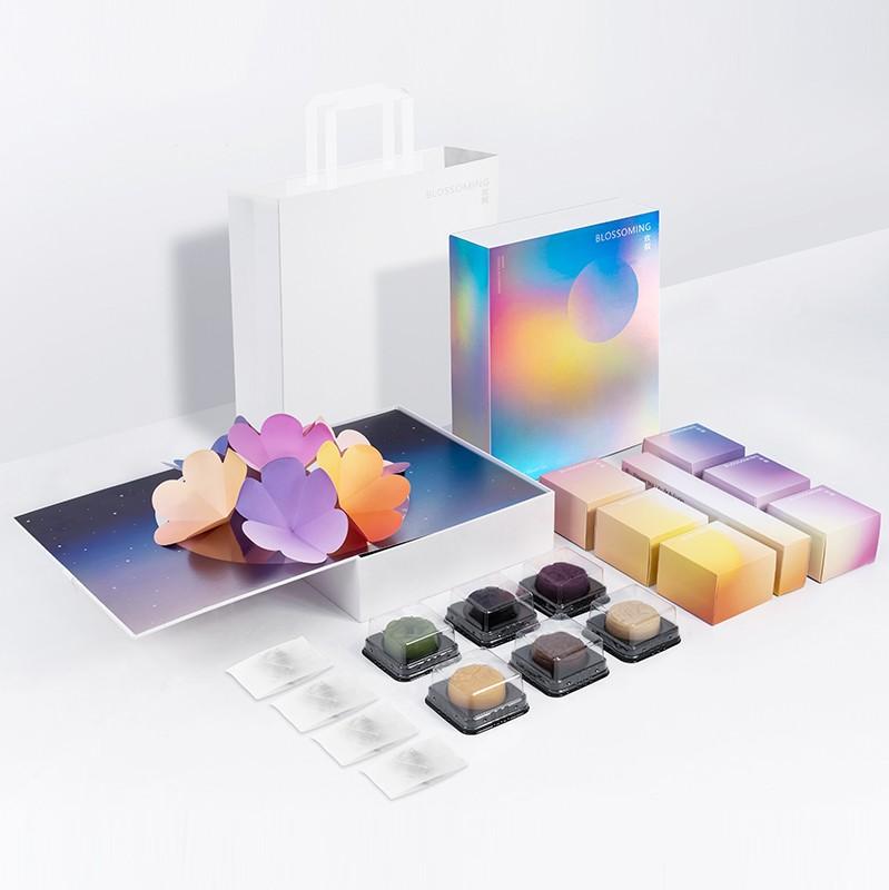 慢物質(zhì)創(chuàng)意中秋流心月餅禮盒