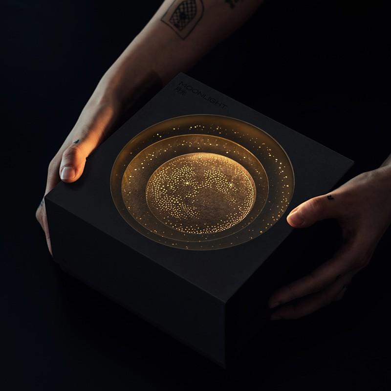 慢物質(zhì)黑月光中秋發(fā)光禮盒