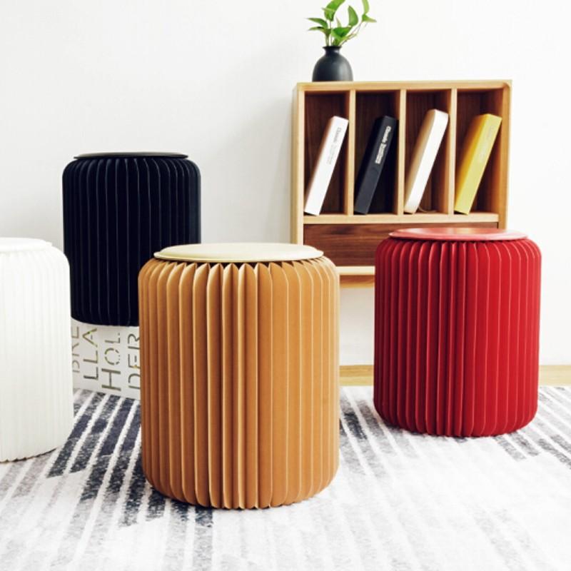 十八紙簡約折疊圓凳