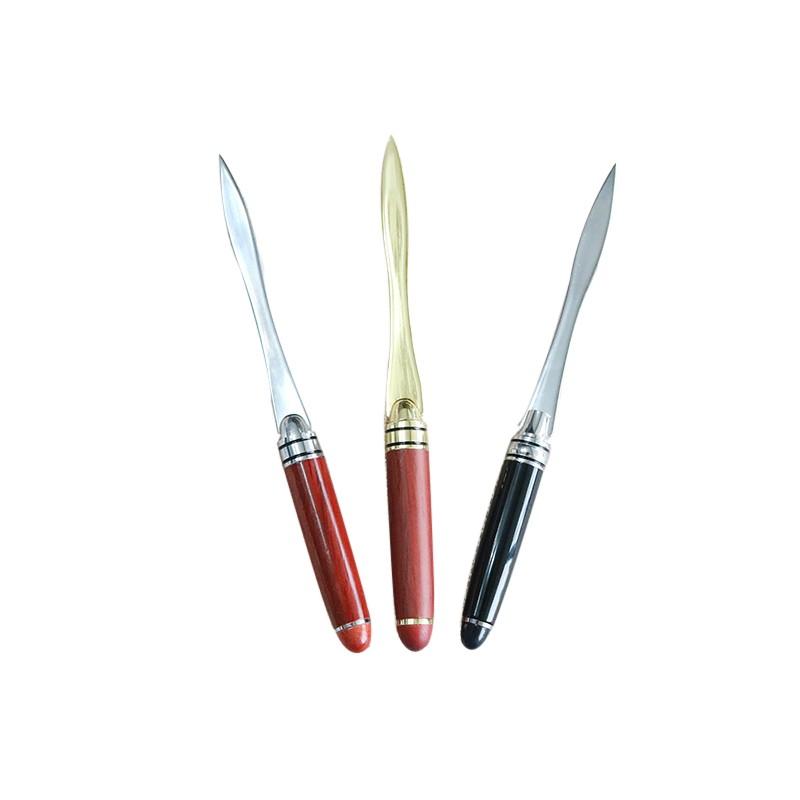 復(fù)古紅木開信刀