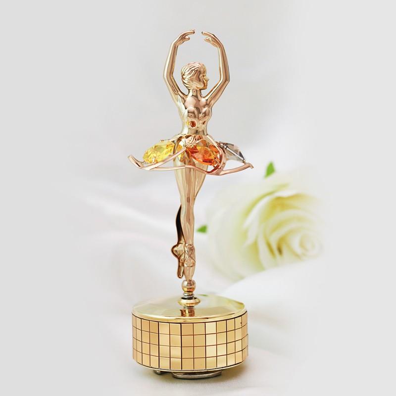 芭蕾舞女孩水晶音樂盒
