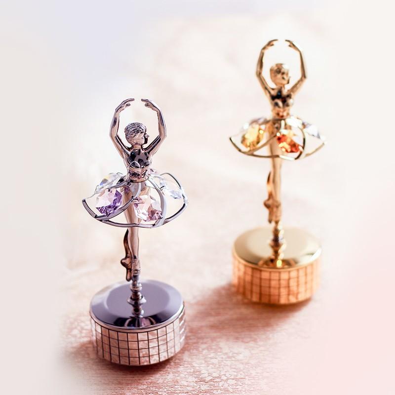 芭蕾舞女孩水晶音樂盒