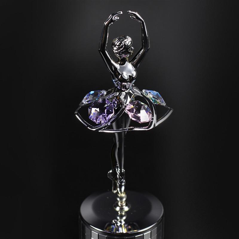 芭蕾舞女孩水晶音樂盒
