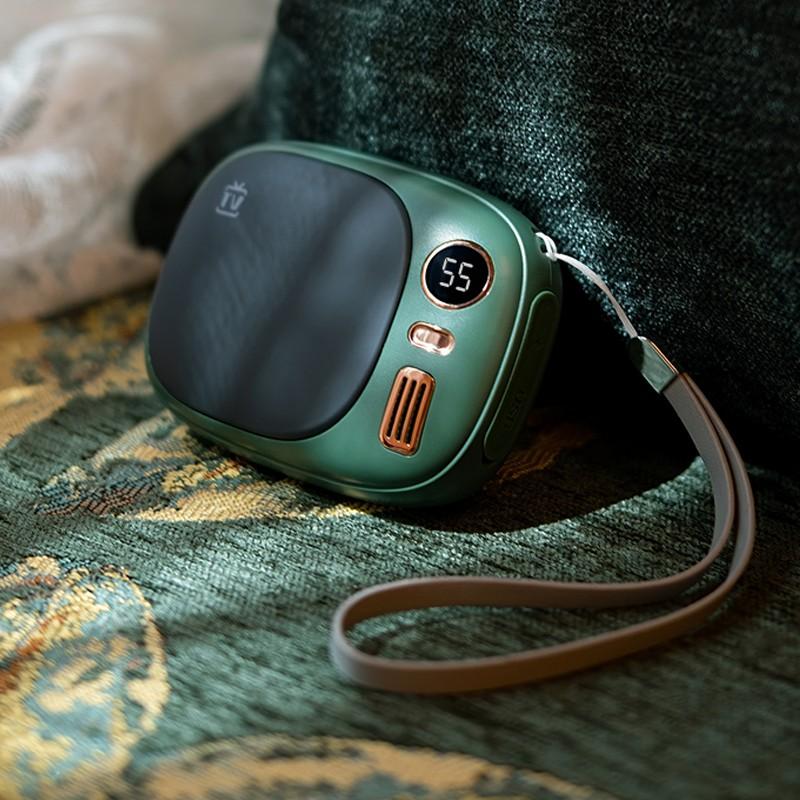 復(fù)古電視暖手寶充電寶