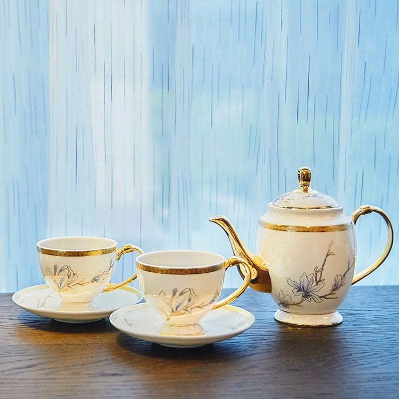 進(jìn)博盛宴琺瑯彩茶具