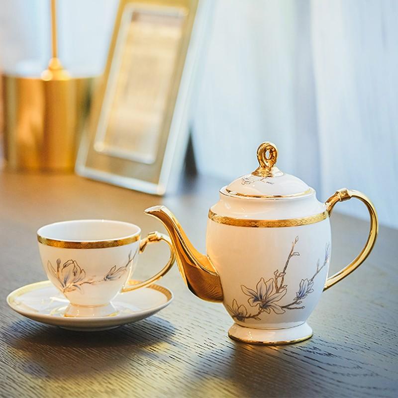 進(jìn)博盛宴琺瑯彩茶具