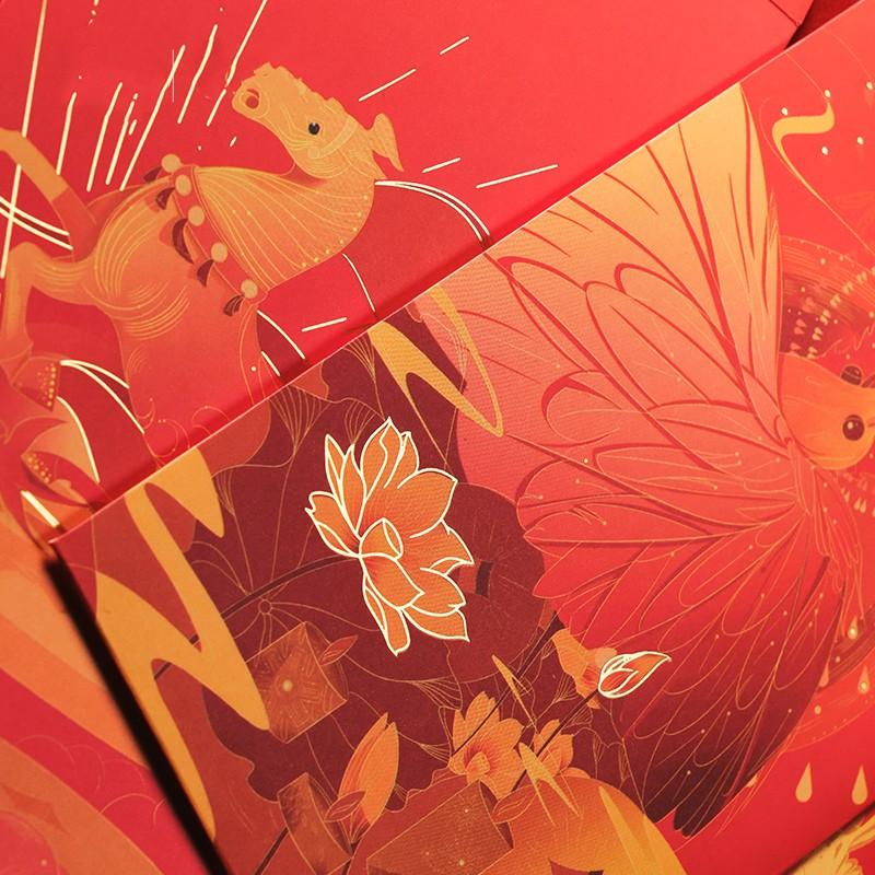 國家寶藏個性創(chuàng)意利是封5枚裝