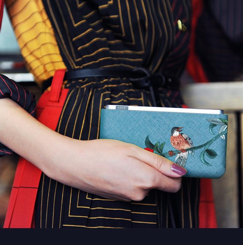 湘繡文創(chuàng)手工刺繡移動電源