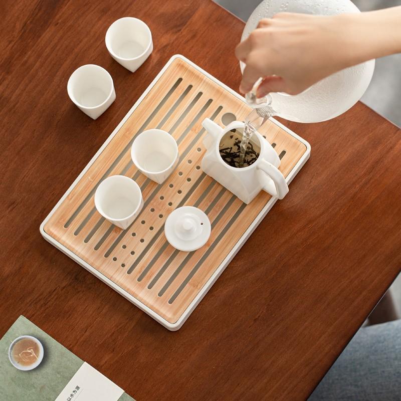 蘭臺玉潤·行方白瓷茶具套