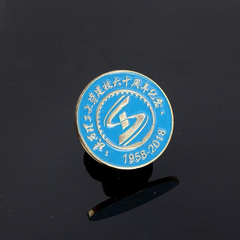 金屬鋅合金琺瑯徽章專業(yè)定制個(gè)性創(chuàng)意公司LOGO徽章