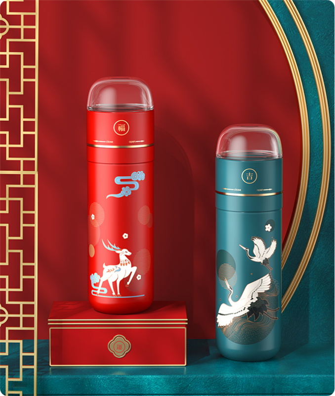 物生物茶水分離保溫杯316不銹鋼