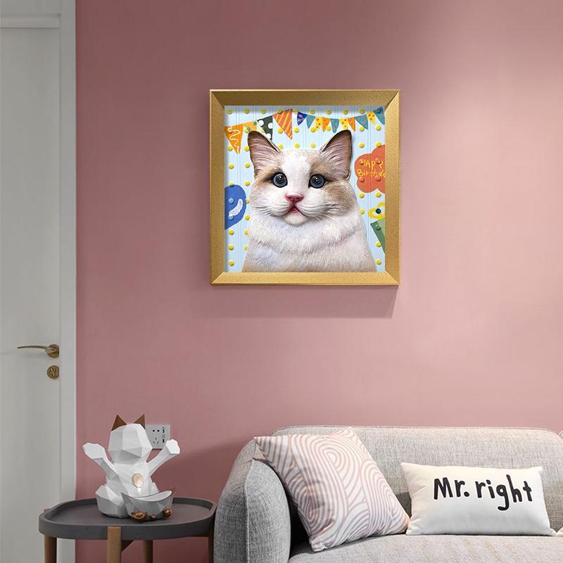 3d立體浮雕手繪數(shù)字油畫