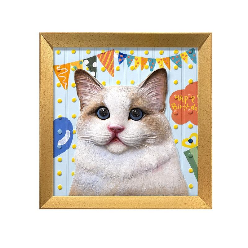 3d立體浮雕手繪數(shù)字油畫