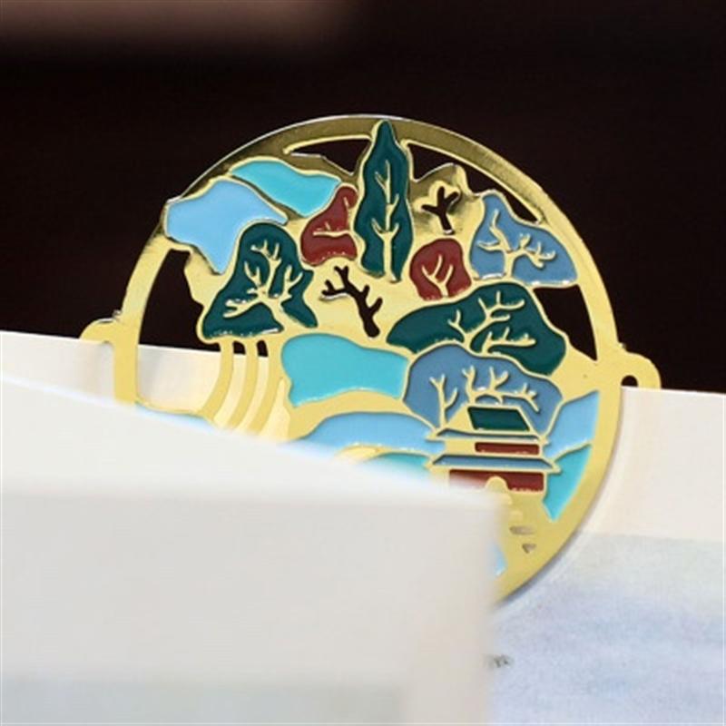 【蘇州博物館】仙山樓閣金屬書(shū)簽套裝