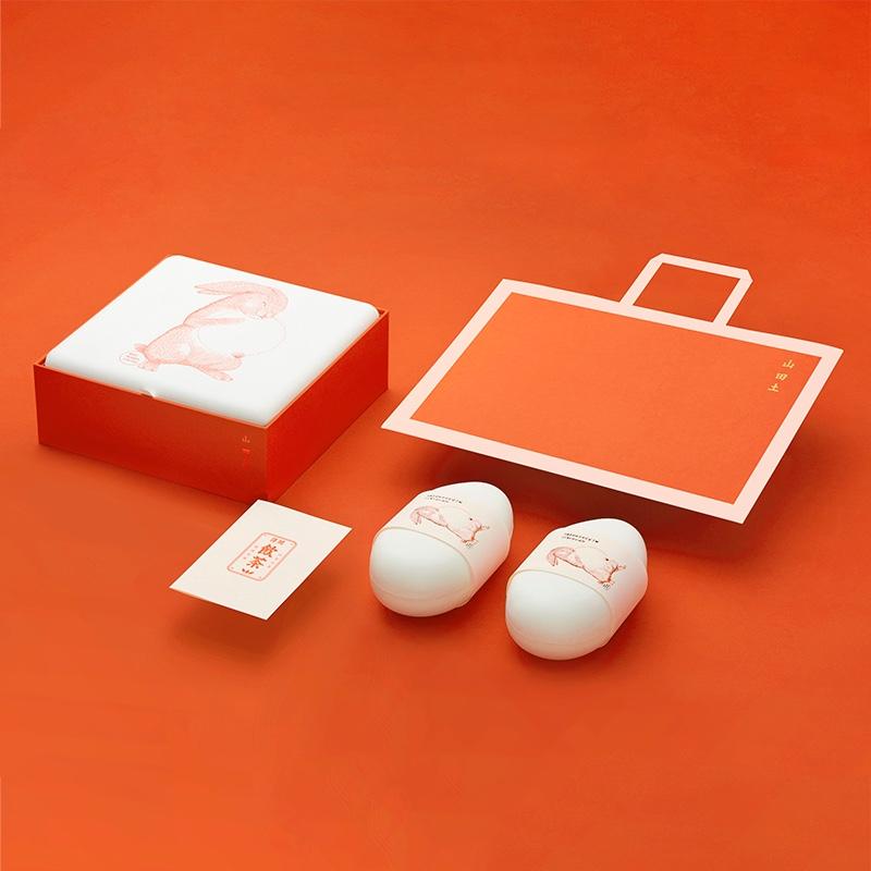 山田土中秋禮盒 臺式月餅滇紅紅螺茶葉禮盒裝【定制款】