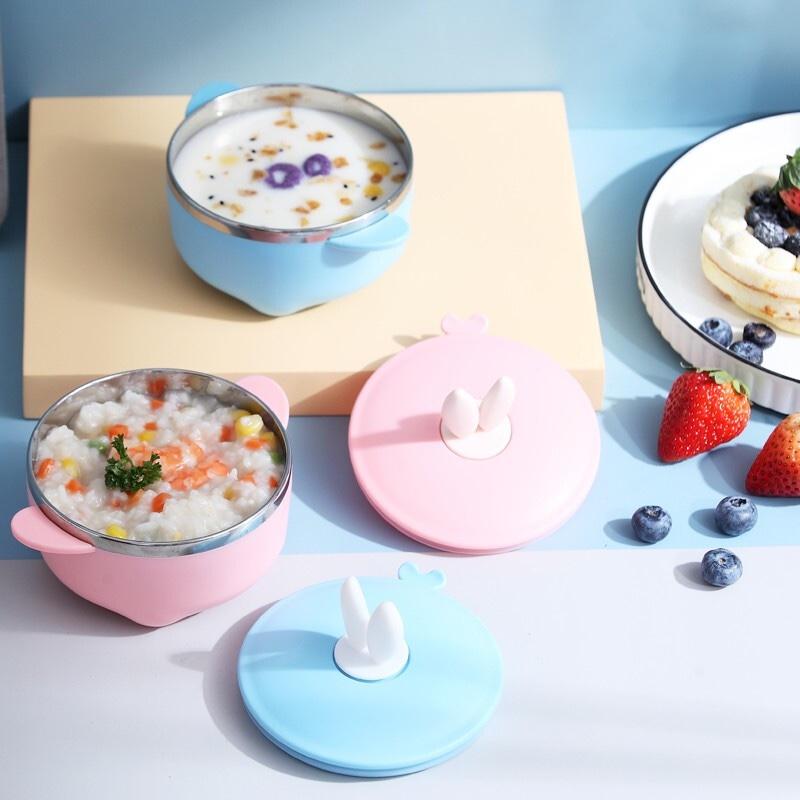 果飛兔不銹鋼雙耳餐碗