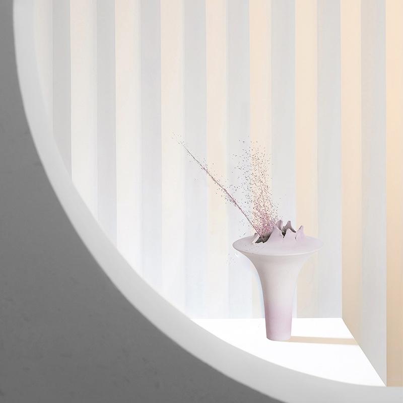 另LIVEIN|客廳現(xiàn)代簡約陶瓷手工北歐創(chuàng)意干花桌面花器家居軟裝飾