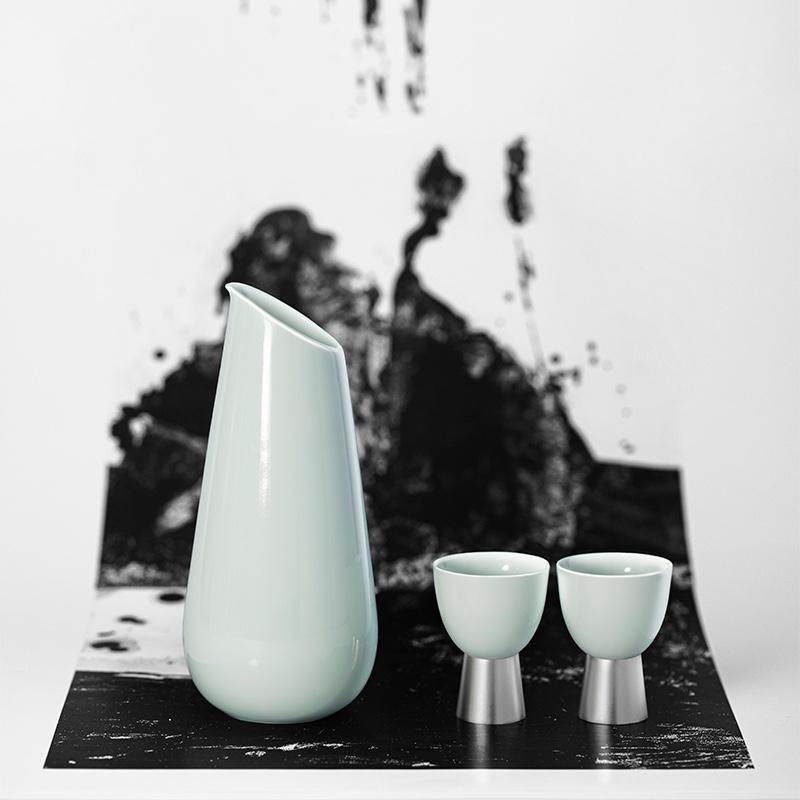 另LIVEIN陶瓷烈酒杯酒壺套裝家用中式分酒器酒盅高檔創(chuàng)意個性禮品