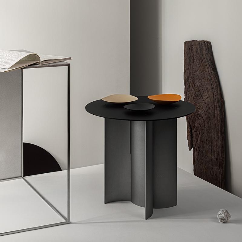 另 “疊”鋁合金邊幾沙發(fā)邊柜 圓形小茶幾角幾臥室床頭簡約現(xiàn)代