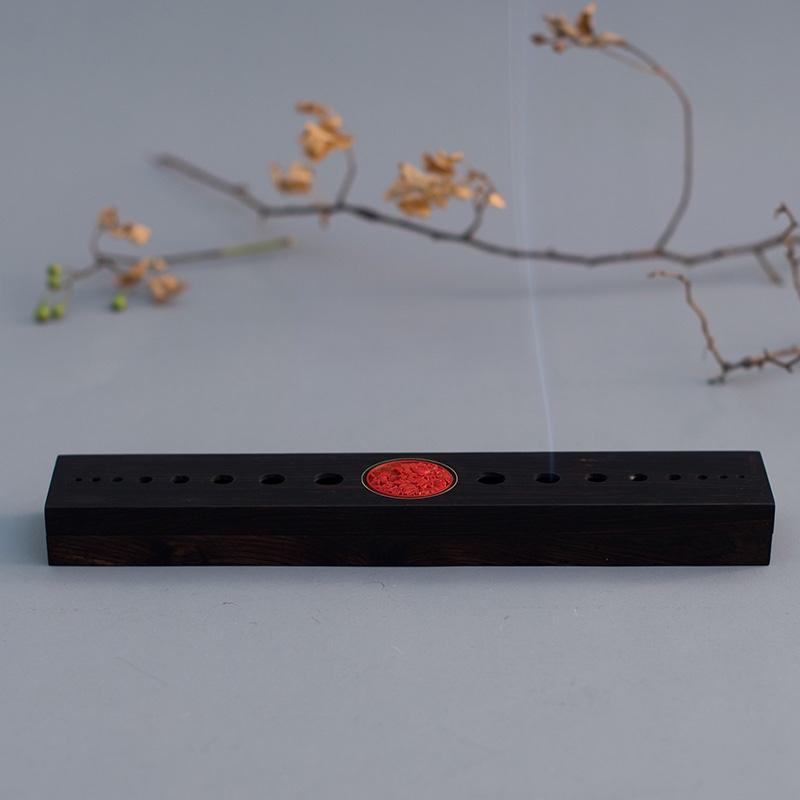 國色天香 雕漆兩件套