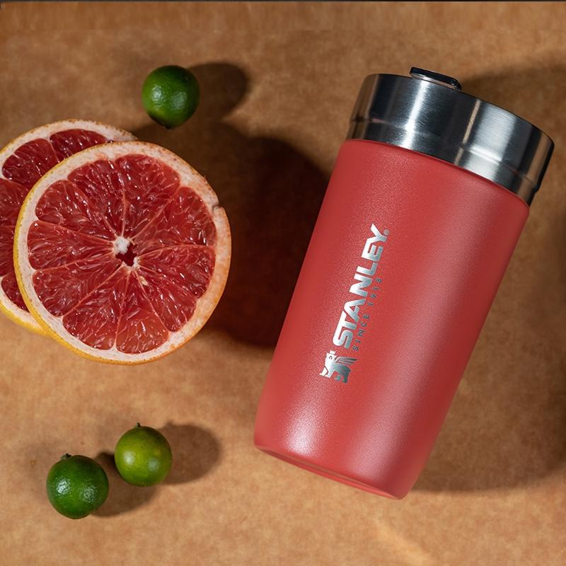 STANLEY大容量不銹鋼tritan帶蓋簡約咖啡保溫杯男女桌面保溫杯