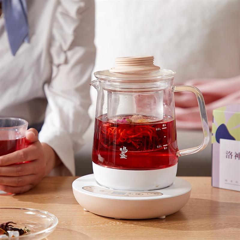 鳴盞養(yǎng)生壺辦公室小型家用多功能全自動(dòng)加厚玻璃壺花茶煮茶器壺具