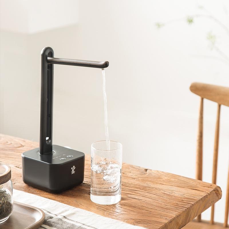 鳴盞上水器家用桶裝水電動(dòng)抽水器礦泉水桌面式小型自動(dòng)智能出水器