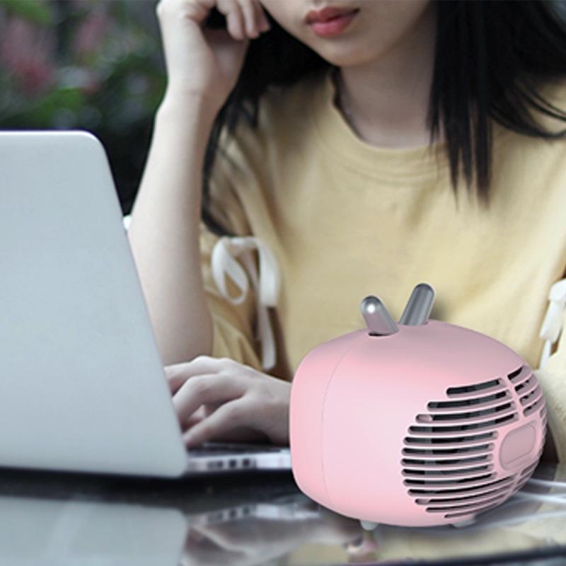 Dokiy小貝暖風機家用取暖器浴室可愛迷你速熱電暖器冷暖兩用暖手