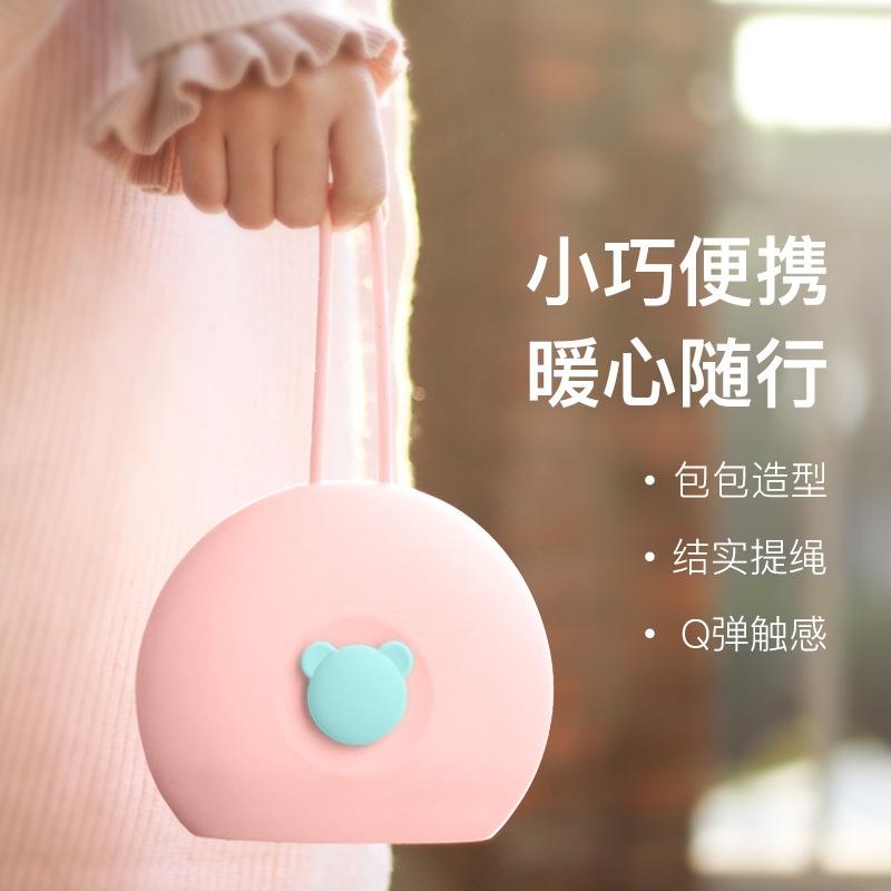 包包硅膠熱水袋注水防爆便攜式學(xué)生兒童小隨身灌水卡通迷你可愛女生敷肚子神器冬季宿舍被窩專用暖水袋暖手寶