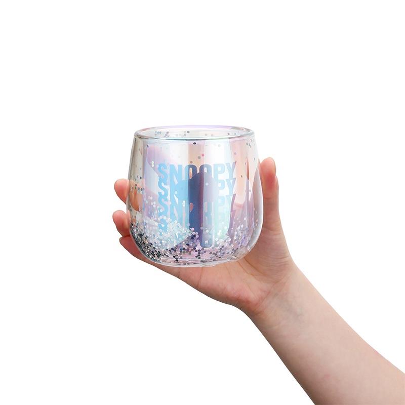 幻想系列雪蓋雙層玻璃杯